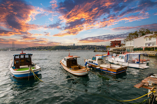 Cengelkoy coast view in Istanbul. Istanbul is populer tourisy destination in Turkey.