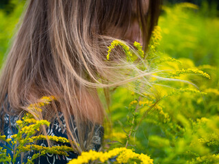 Hairs on the flowers