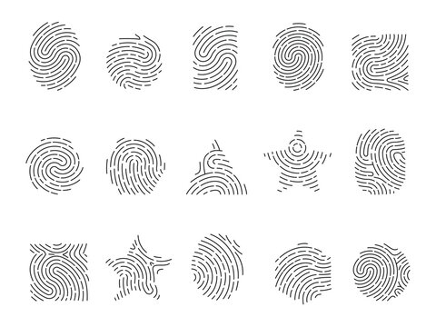 Fingerprint Vector Line Images – Browse 41,104 Stock Photos, Vectors ...