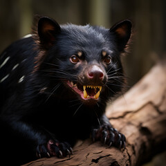 Tasmanian Devil, wildlife in australia, wild animal, tasmanian devil wild