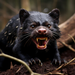 Tasmanian Devil, wildlife in australia, wild animal, tasmanian devil wild