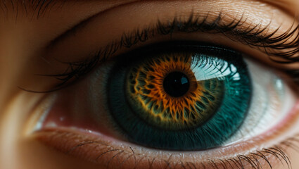 human eye, macro