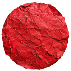 
red paper circles isolated