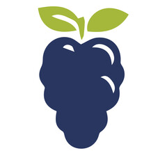 Sweet fruits. Grapes, strawberry, blackberry, cherry, watermelon, pineapple, papaya, mango, apple, banana, orange, lime. vector objects