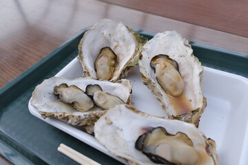焼き牡蠣　baked oyster