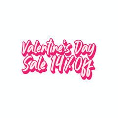 Valentine's Day Sale Banner Sign
