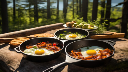 Campfire Cooking: Bacon & Eggs Delight