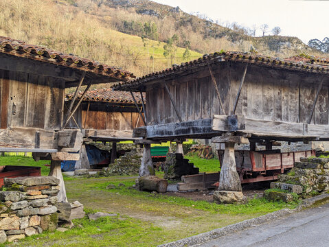 Espinareu or Espinaredo village, Asturias, Spain