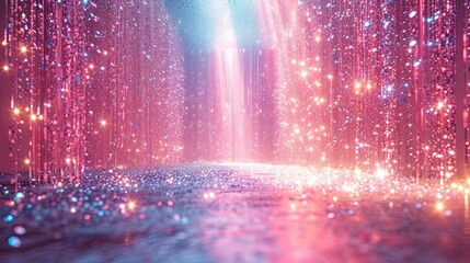 twinkling diamond light, sparkling purple, gold, and silver colors, luxurious and creative background.
