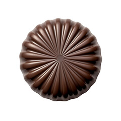 Chocolate candy top view clip art