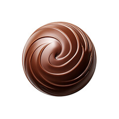 Chocolate candy top view clip art