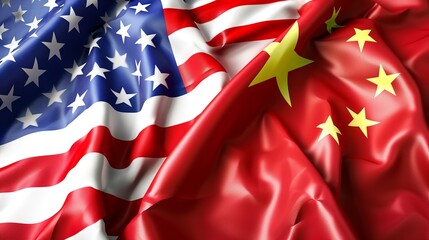 America vs China flag