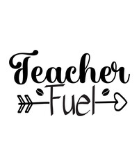 Fototapeta premium Teacher Fuel SVG Cut File