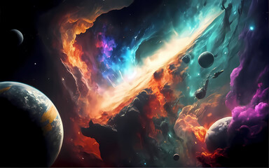 Outer Space, 4K Ultra Realistic