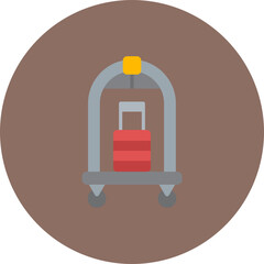 Luggage Cart Icon