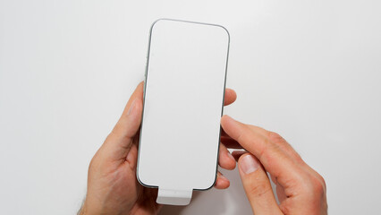 Latest new green titanium smartphone with screen protecting sticker. Brand new phone. Flagship...
