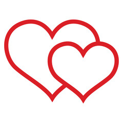 Heart logo icon. Heart vector icon design.