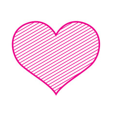 Heart logo icon. Heart vector icon design.