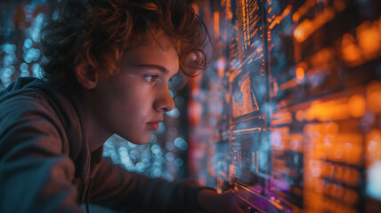 on the theme of coding, robotic coding, software and computer technologies for new generation young people