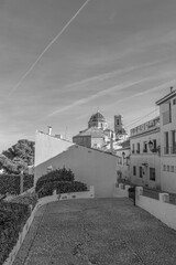 Altea, Spain - January 3 2024 "Beautiful coast of Spain during the winter"