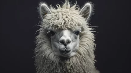 Deurstickers llama concept for large language models (LLM) © Brian