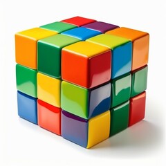 cube isolated on white background