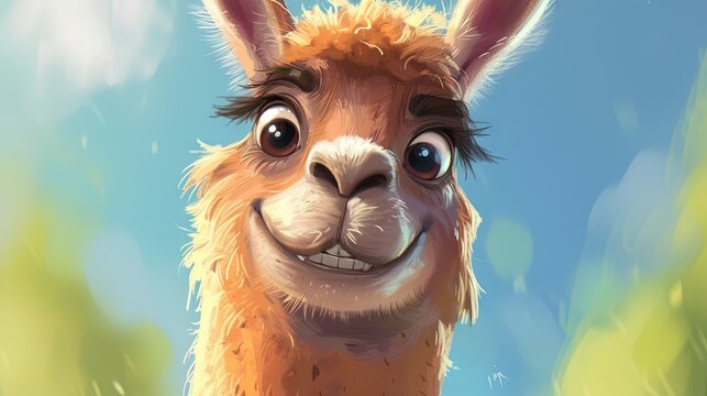 Funny llama deals videos cartoon