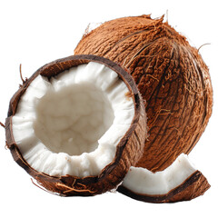 a_coconut_on_a_transparent_background_in_the_style