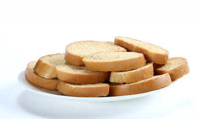 Crunchy Rusk or Toast for healthy life