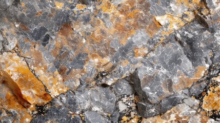 Obraz premium An intense and rugged view of an igneous volcanic rock, embodying the raw power and beauty of nature's creations