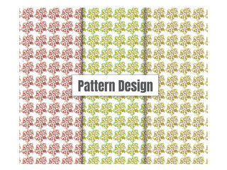 floral seamless patterns collection. simple style - great for textiles, banners, wallpapers, wrapping - vector design
