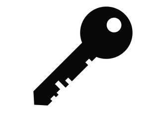 Key icon in line style