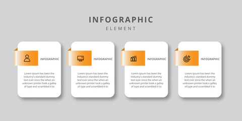 Vector vector illustration business timeline infographic chart template design