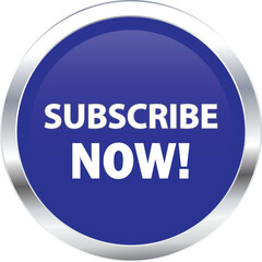 Subscribe now Button, Subscribe now sign vector, Subscribe now Blue icon