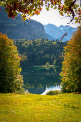 Goldener Oktober in den Allg&auml;uer Alpen bei Oberstdorf.
