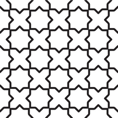 Fototapeta premium Islamic Geometric Outline Pattern