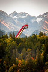 Goldener Oktober in den Allg&auml;uer Alpen bei Oberstdorf.