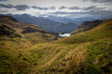 Goldener Oktober in den Allg&auml;uer Alpen bei Oberstdorf.