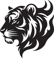 Tiger Head Vector Graphics Icon