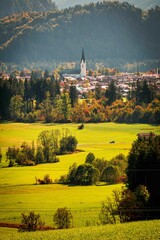 Goldener Oktober in den Allgäuer Alpen bei Oberstdorf.