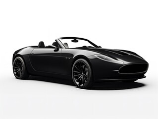 Obraz premium Sleek Roadster Car Cruising Coastal Roadway - AI Generated