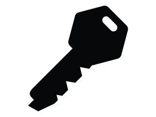 Key icon in line style
