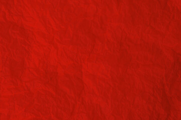 Torn crumpled red paper background