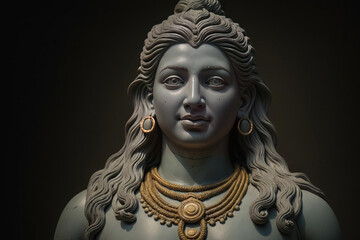 statue of lord shiva hinduism concept