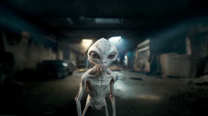 alien creature from another planet or galaxy wallpaper