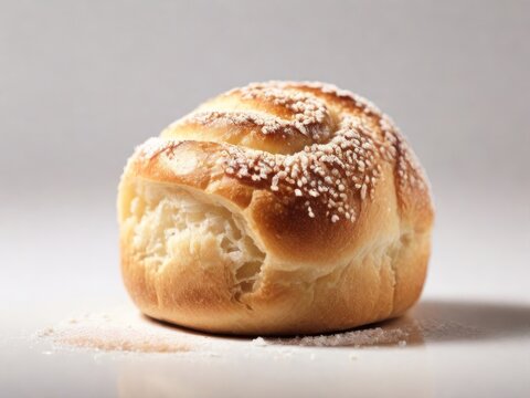 baked bread on the floar