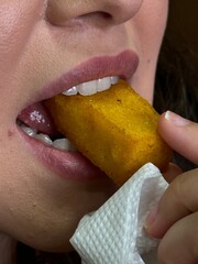 polenta frita na boca