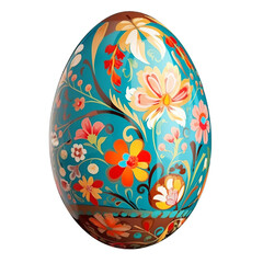 Happy Easter png design. Colourful eggs.	