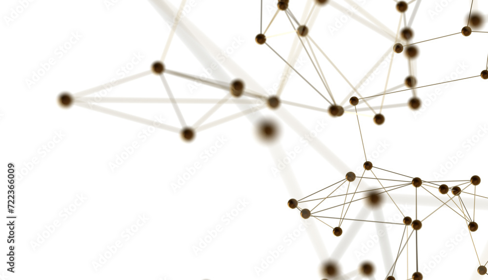 Poster big data visualization background.abstract technology