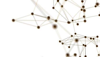 Big data visualization background.Abstract technology